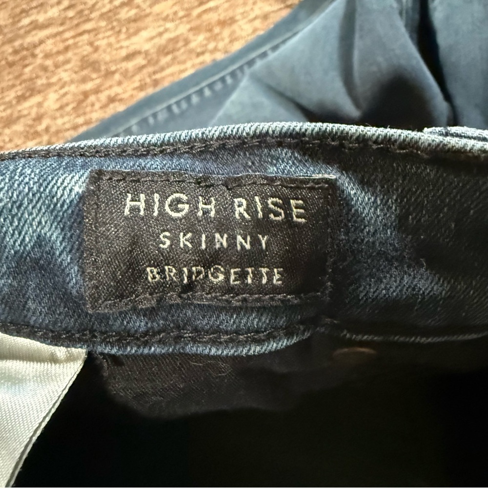Lucky Brand High Rise Bridgette Skinny Jeans Dark Wash Size 14/32 - Picture 7 of 10